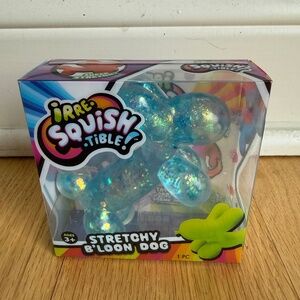 Viral Balloon Dog Squish Glitter Blue ✨
